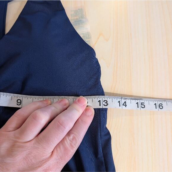 Carve Designs La Jolla Dress | Size Small | Navy | Built-In Shelf Bra | Swim - Picture 8 of 12